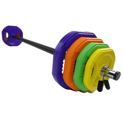 2 Stk. Bodypump Hantelscheiben 7,5 Kg. Lila PRO, Ø30 mm - NORDIC POWER