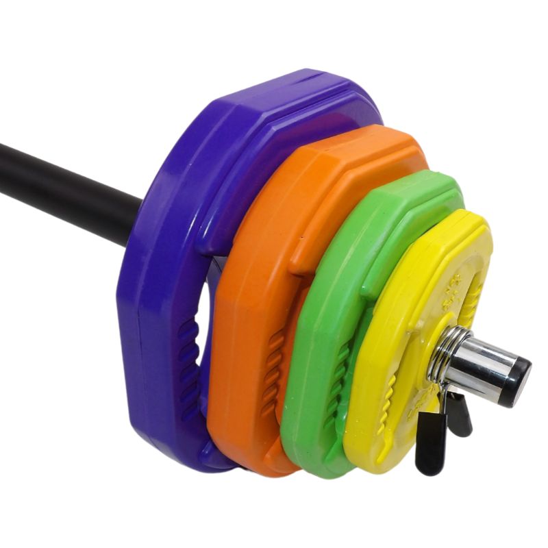 2 Stk. Bodypump Hantelscheiben 7,5 Kg. Lila PRO, Ø30 mm - NORDIC POWER