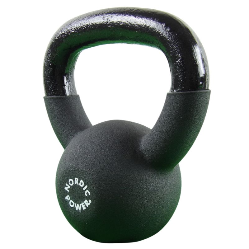 Kettlebell 4 kg. Gusseisen und Neopren - NORDIC POWER