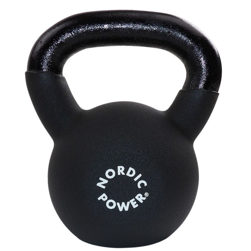 Kettlebell 18 kg, Gusseisen und Neopren – Vorführmodell