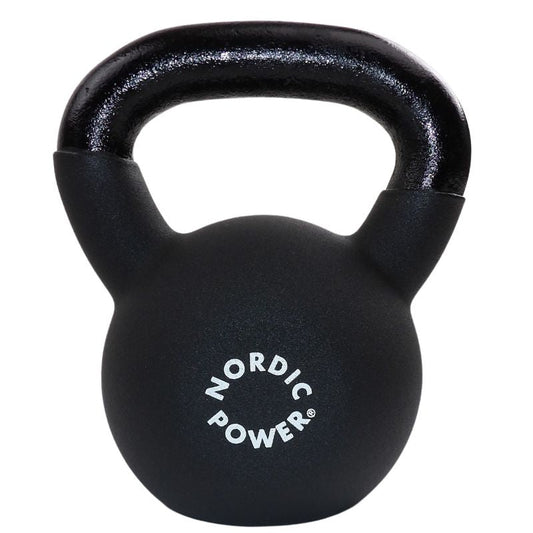Kettlebell 18 kg, Gusseisen und Neopren – Vorführmodell