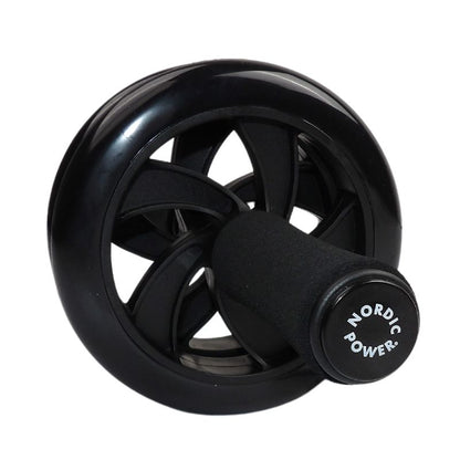 Bauchmuskelrad - Ab Wheel Black PRO - NORDIC POWER
