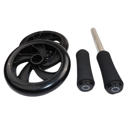 Bauchmuskelrad - Ab Wheel Black PRO - NORDIC POWER