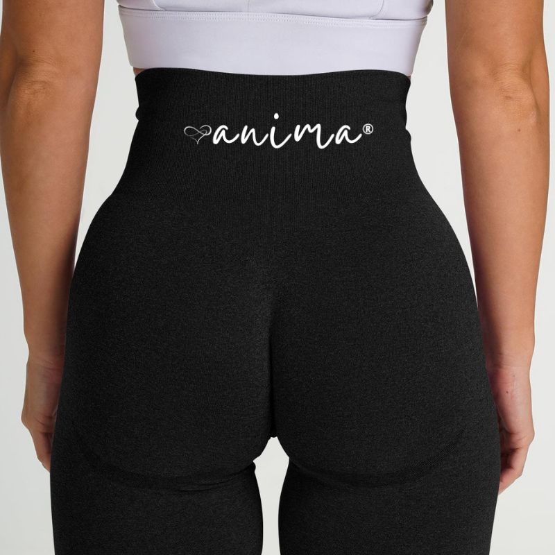 Strumpfhose Schwarz High Waist Small - ANIMA