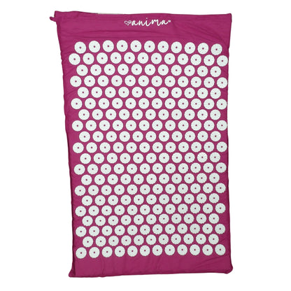 Akupressurmatte, Noppenmatte und Kissen in Pink - ANIMA