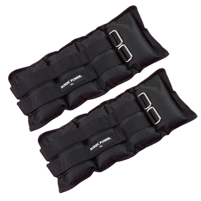 Fußgelenkgewichte 3 kg. Set, Black Oxford, 2 Stück - NORDIC POWER