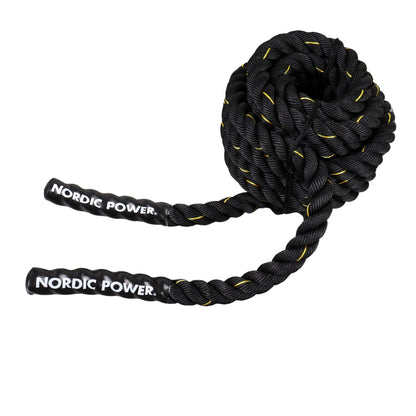 Billigt Battlerope 9 Meter / 38 mm. Til Cardio Crossfit Træning - Maxis.dk