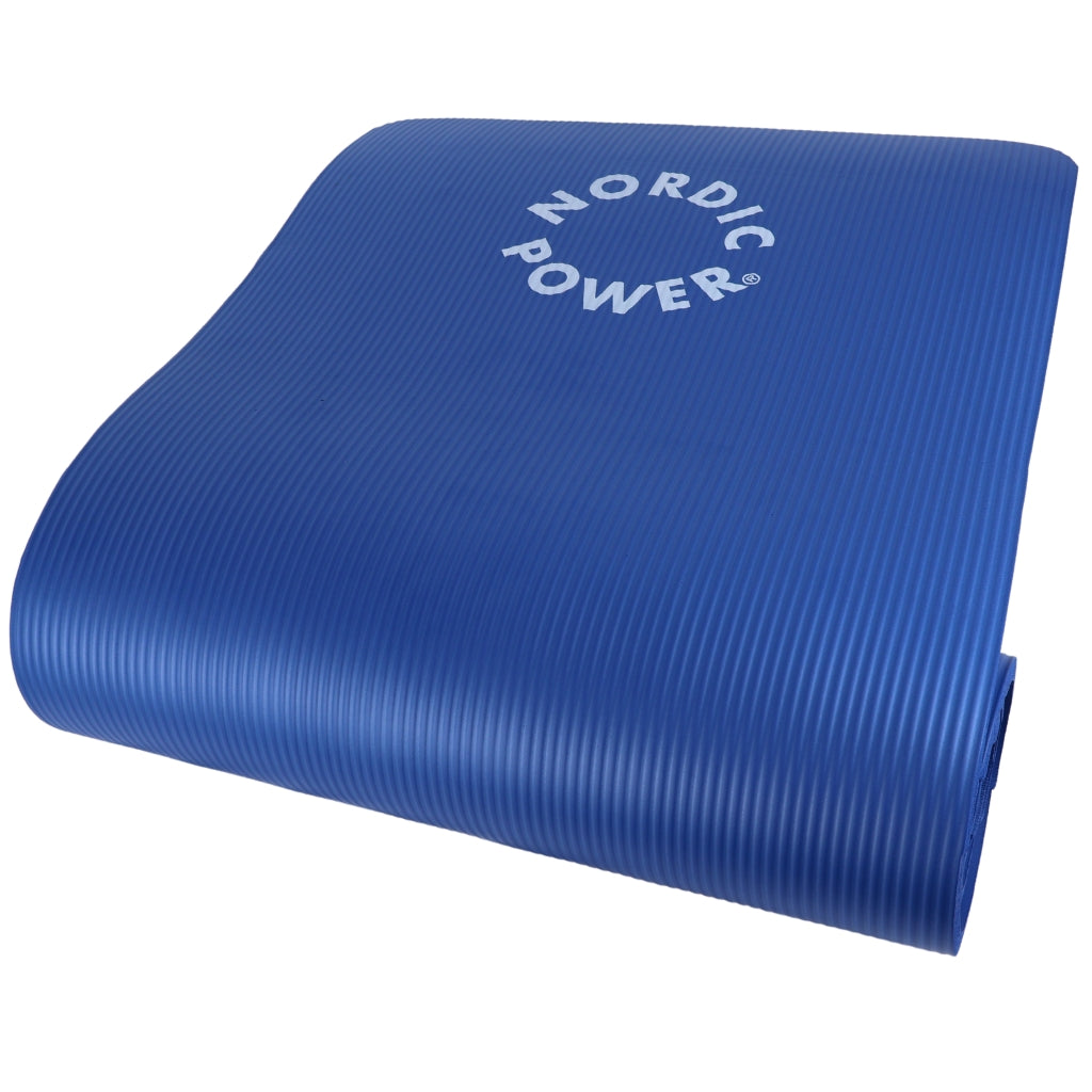 Trainingsmatte Blau 1,5 cm Dick - NORDIC POWER - ANGEBOT