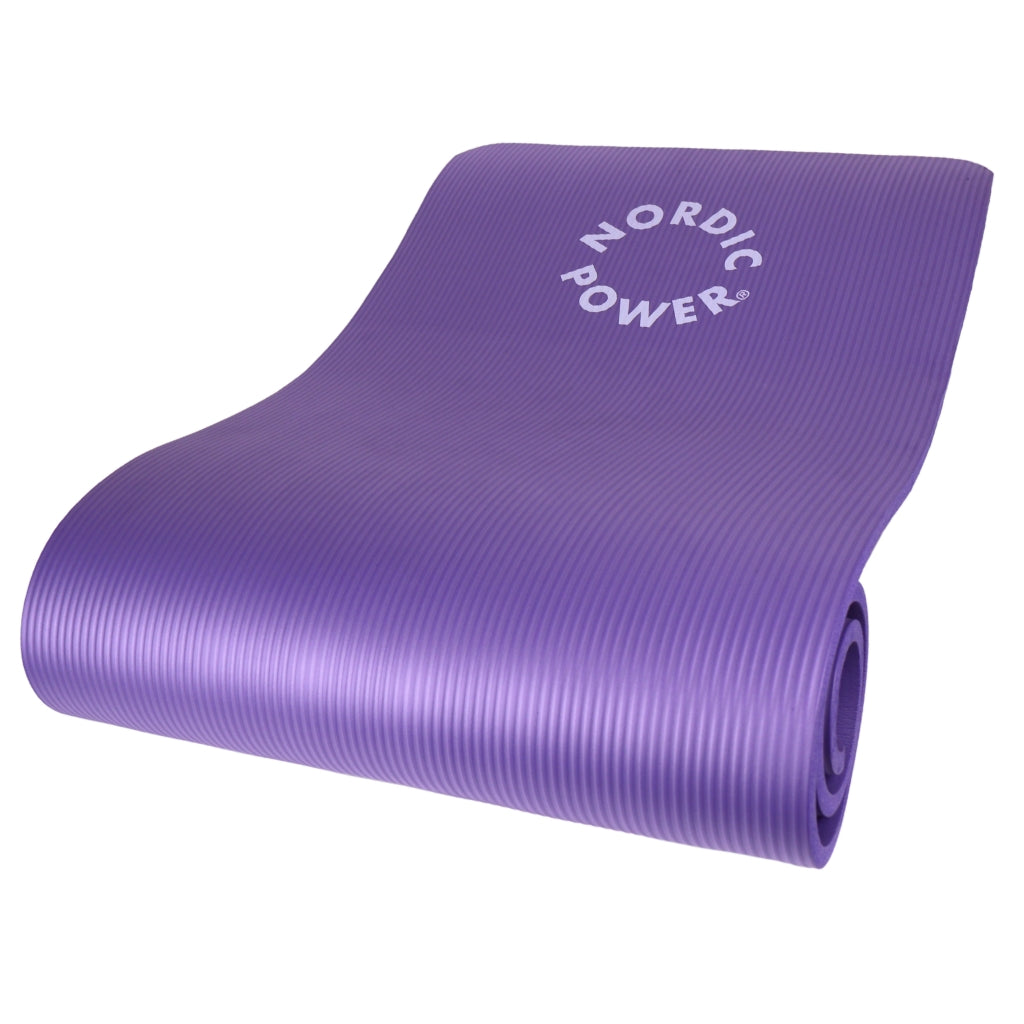 Trainingsmatte Lila 1,5 cm Dick - NORDIC POWER - ANGEBOT