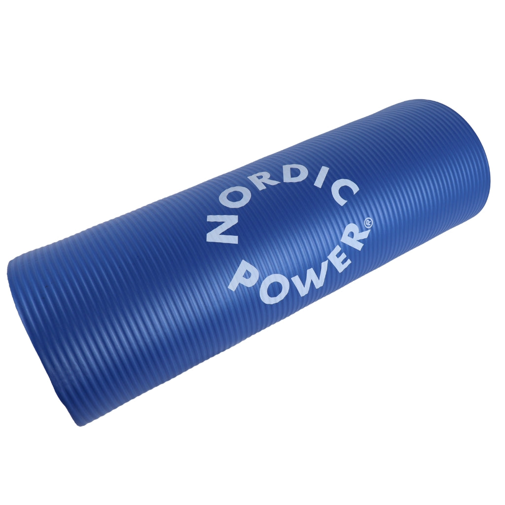 Trainingsmatte Blau 1,5 cm Dick - NORDIC POWER - ANGEBOT