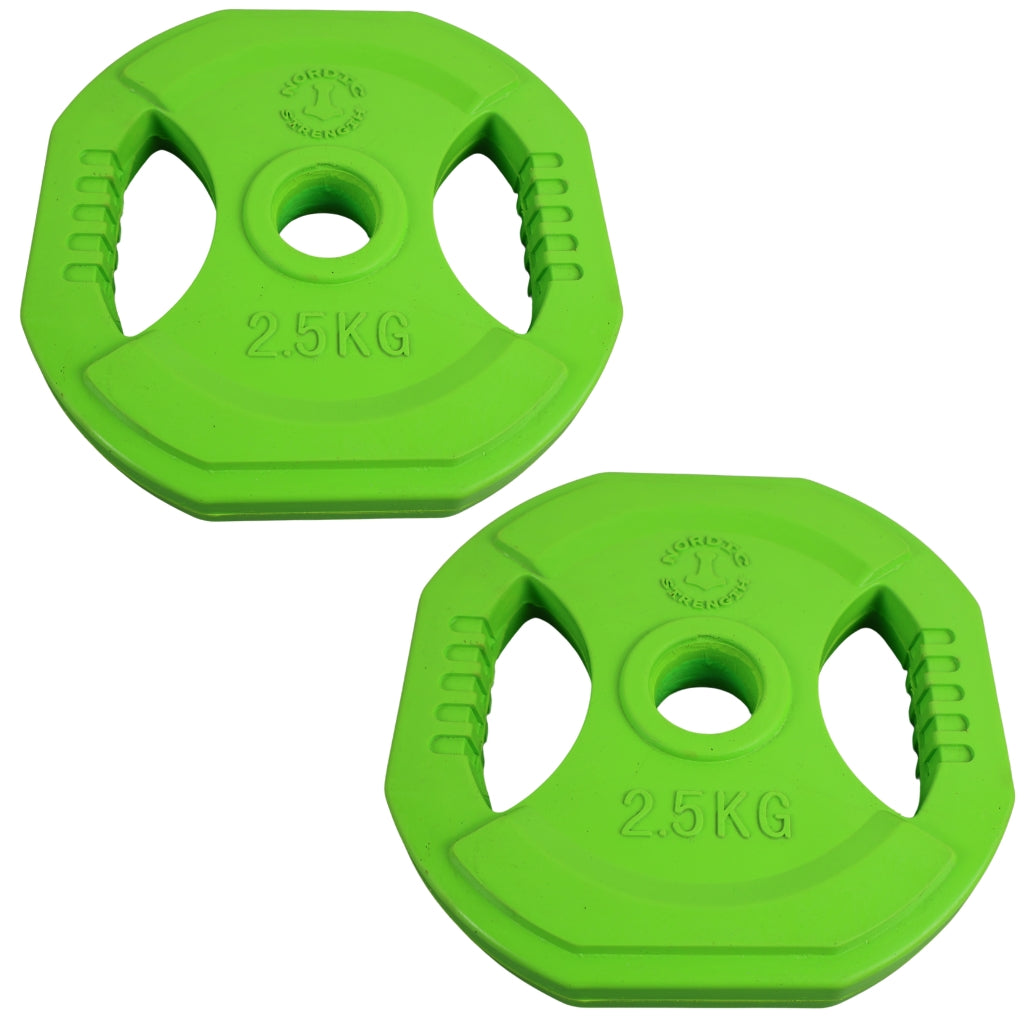 2 Stk. Bodypump Hantelscheiben Set 2,5 kg - Restposten - Ø30 mm