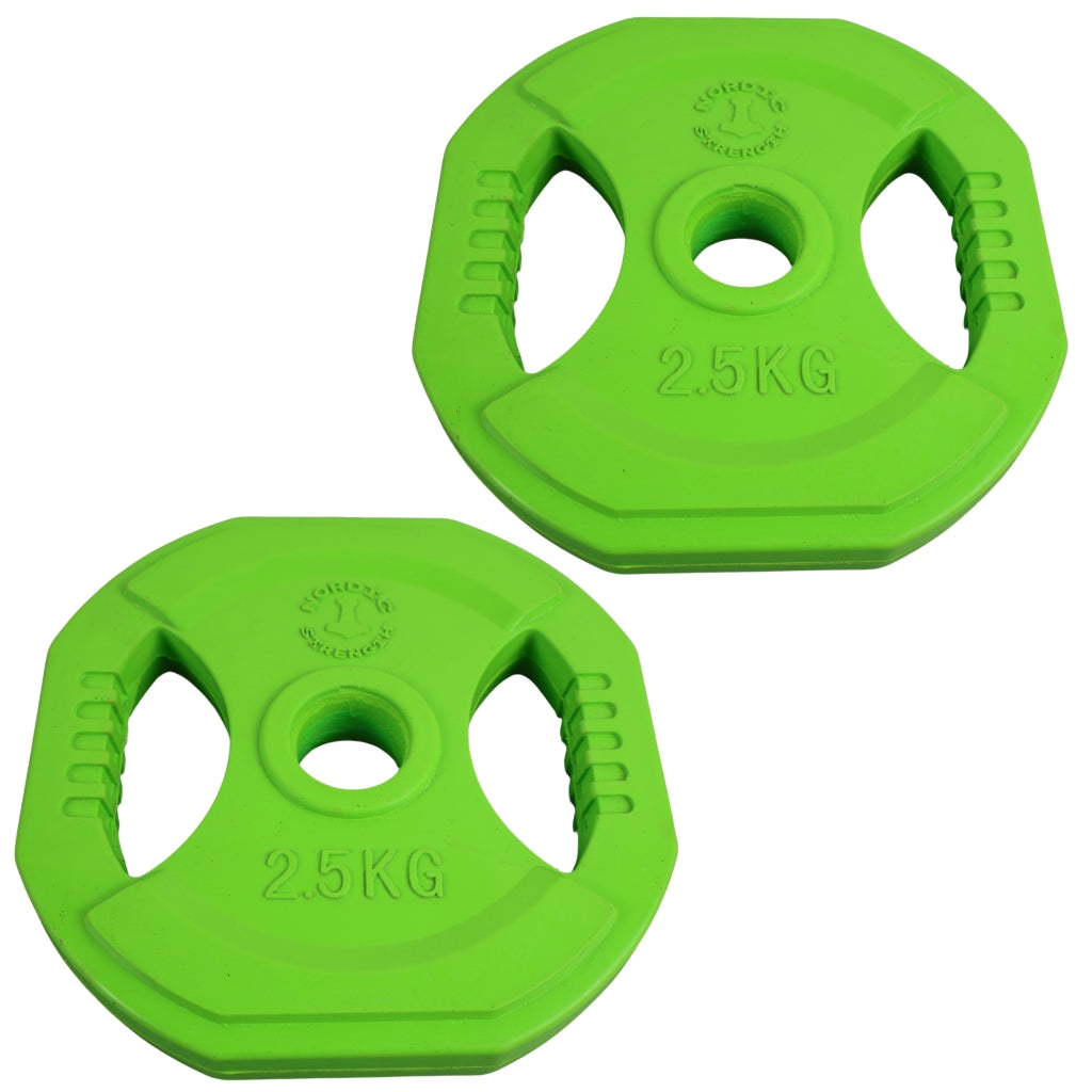 2 Stk. Bodypump Hantelscheiben Set 2,5 kg - Restposten - Ø30 mm