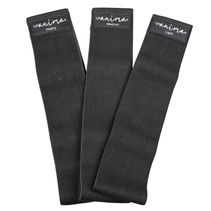 BOOTY BANDS 3er-Pack Schwarz - ANIMA