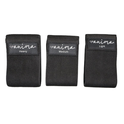BOOTY BANDS 3er-Pack Schwarz - ANIMA