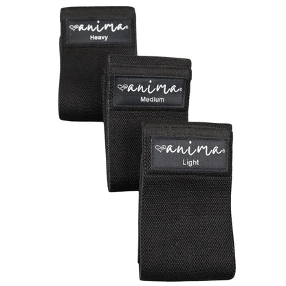 BOOTY BANDS 3er-Pack Schwarz - ANIMA