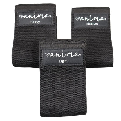 BOOTY BANDS 3er-Pack Schwarz - ANIMA