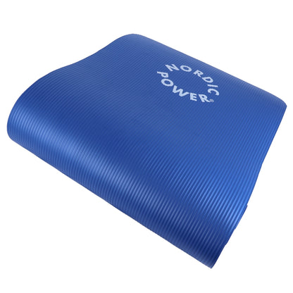 Trainingsmatte Blau 1,5 cm Dick - NORDIC POWER - ANGEBOT