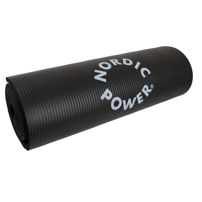 Trainingsmatte Schwarz 1,5 cm Dick - NORDIC POWER - ANGEBOT