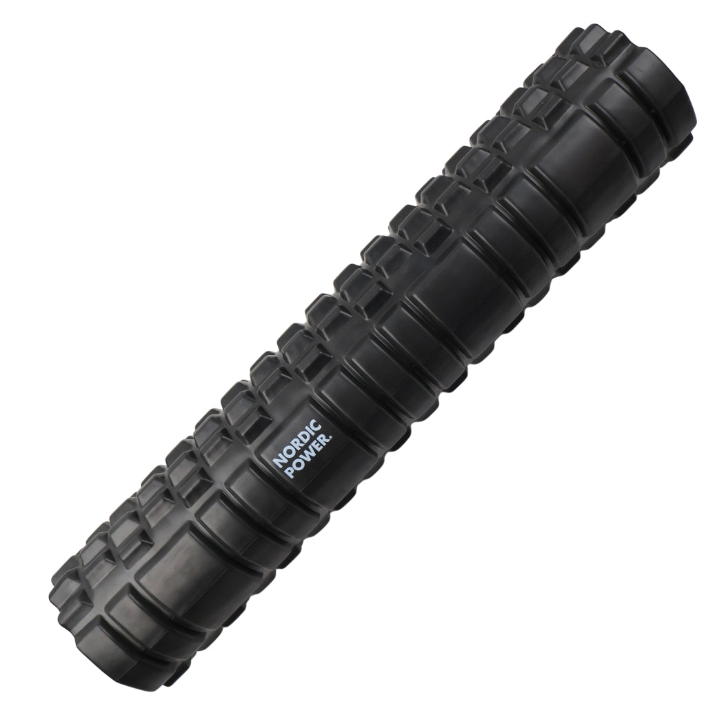 SCHAUMSTOFFROLLE SCHWARZ 60x14 CM, ABS - NORDIC POWER