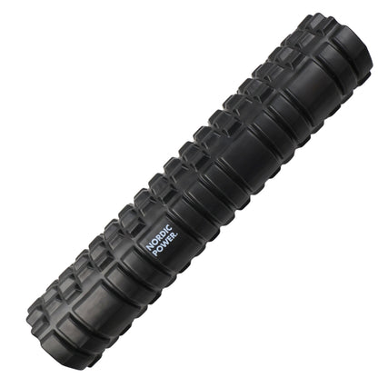 SCHAUMSTOFFROLLE SCHWARZ 60x14 CM, ABS - NORDIC POWER