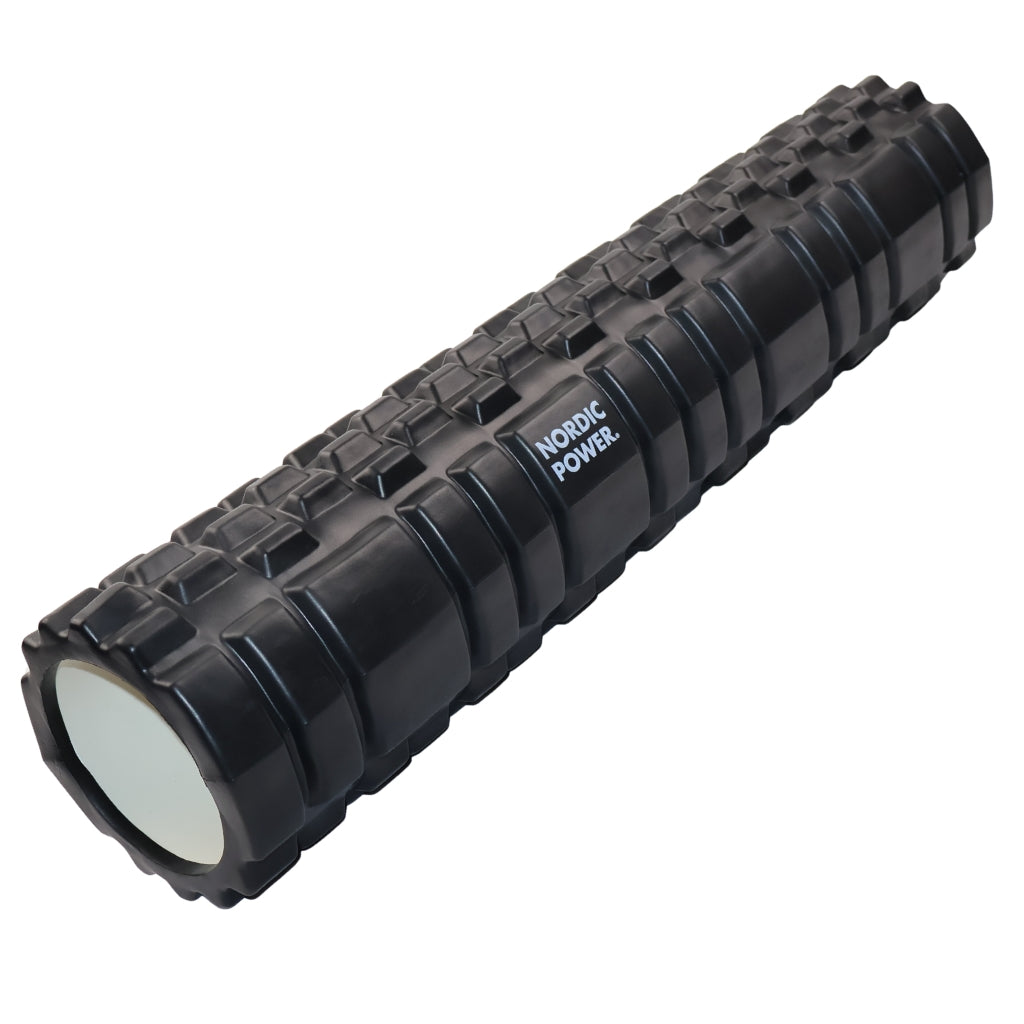 SCHAUMSTOFFROLLE SCHWARZ 60x14 CM, ABS - NORDIC POWER