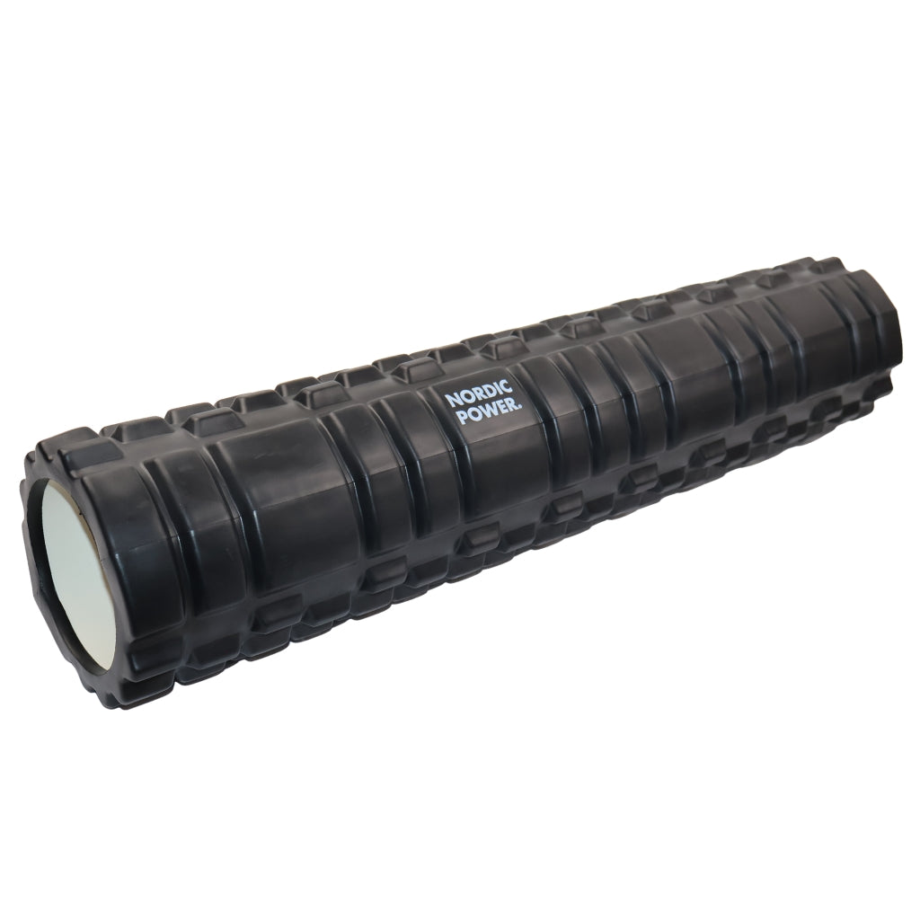 SCHAUMSTOFFROLLE SCHWARZ 60x14 CM, ABS - NORDIC POWER