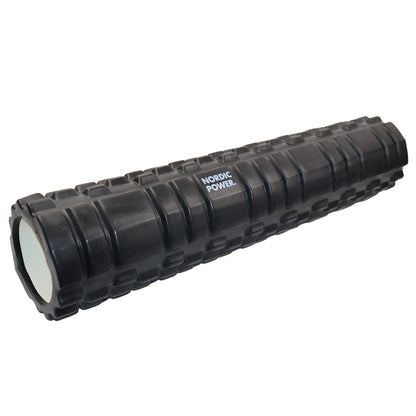 SCHAUMSTOFFROLLE SCHWARZ 60x14 CM, ABS - NORDIC POWER