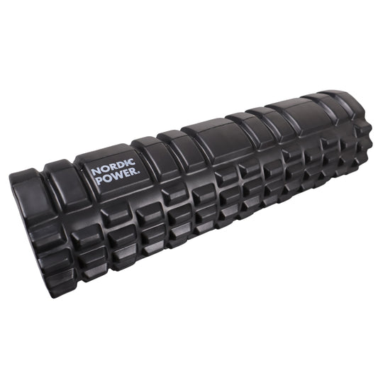 SCHAUMSTOFFROLLE SCHWARZ 45x14 CM, ABS - NORDIC POWER