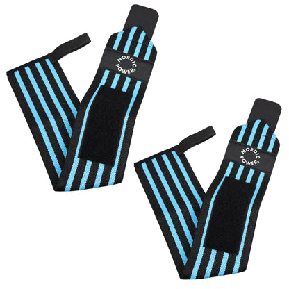 2 Stk. Handgelenkstütze, Wrist Wrap Blau - NORDIC POWER 