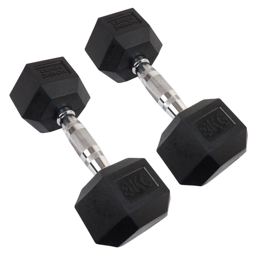 2 x 8 kg Hexagon-Hanteln - NORDIC POWER