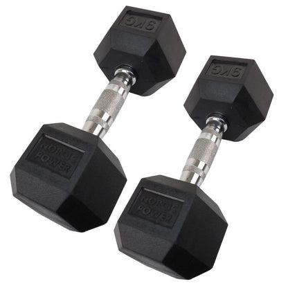 Sechseckhantel 9 Kg - NORDIC POWER