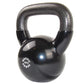 Kettlebell 12 kg. Schwarzes Gusseisen und Vinyl - NORDIC POWER