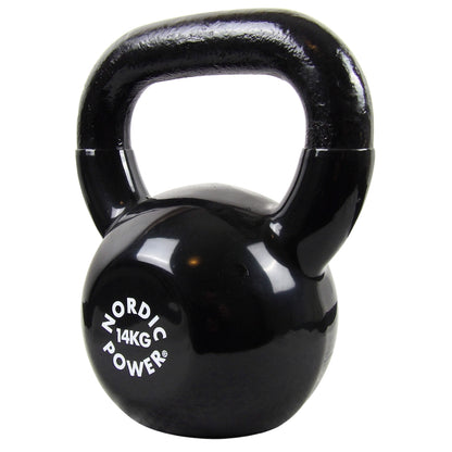 Kettlebell 14 kg. Gusseisen und Vinyl - NORDIC POWER