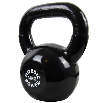 Kettlebell 14 kg. Gusseisen und Vinyl - NORDIC POWER