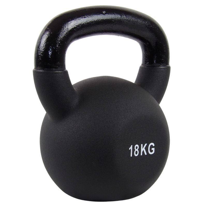 Kettlebell 18 Kg. Gusseisen und Neopren - NORDIC POWER