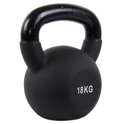 Kettlebell 18 Kg. Gusseisen und Neopren - NORDIC POWER