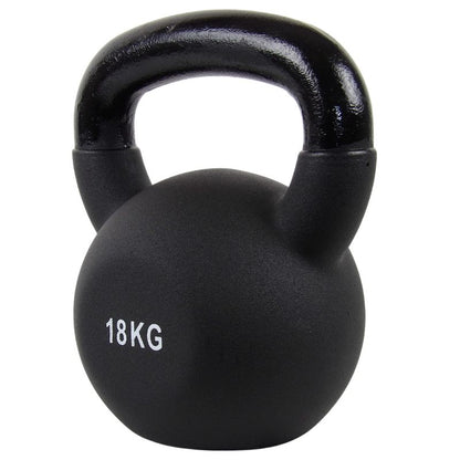 Kettlebell 18 Kg. Gusseisen und Neopren - NORDIC POWER