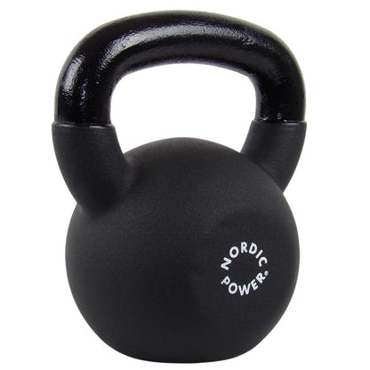 Kettlebell 18 Kg. Gusseisen und Neopren - NORDIC POWER