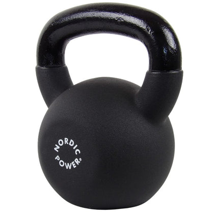 Kettlebell 18 Kg. Gusseisen und Neopren - NORDIC POWER