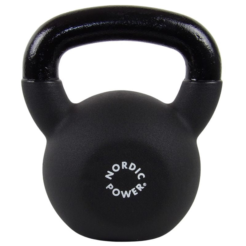 Kettlebell 18 Kg. Gusseisen und Neopren - NORDIC POWER