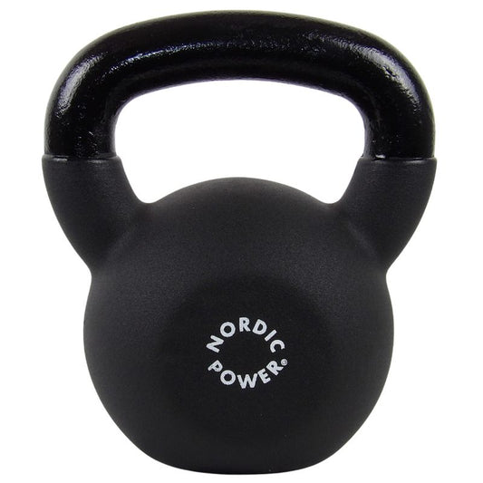 Kettlebell 18 Kg. Gusseisen und Neopren - NORDIC POWER