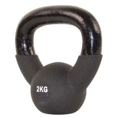Kettlebell 2 kg. Gusseisen und Neopren - NORDIC POWER