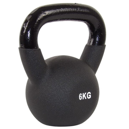 Kettlebell 6 kg. Gusseisen und Neopren - NORDIC POWER