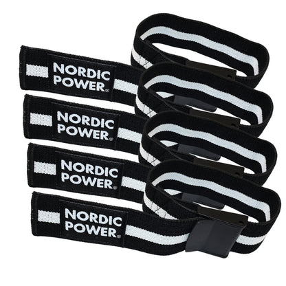 Okklusionsbänder im Set, Arme und Beine, Schwarz/Weiß - NORDIC POWER