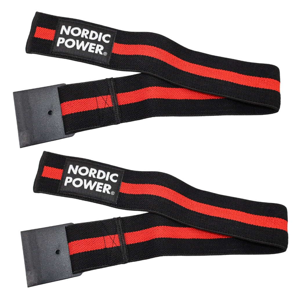 Okklusionsbänder im Set, Arme und Beine, Schwarz/Rot - NORDIC POWER
