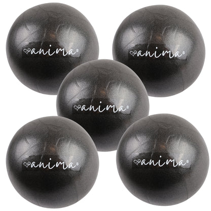 5 Stück Pilates Ball Blau, 25 cm - ANIMA