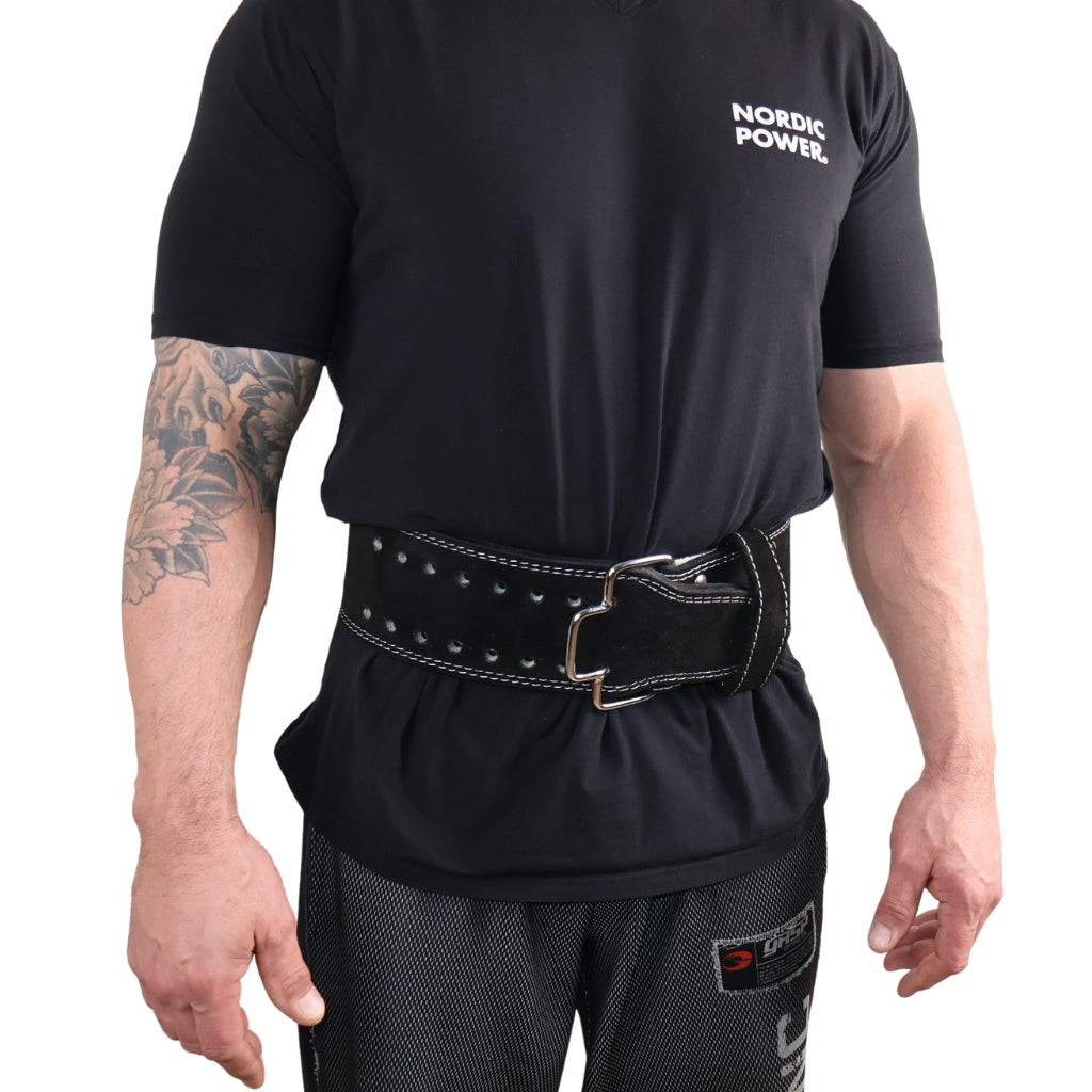 Professionelt træningsbælte, Quick Release, Medium - NORDIC POWER