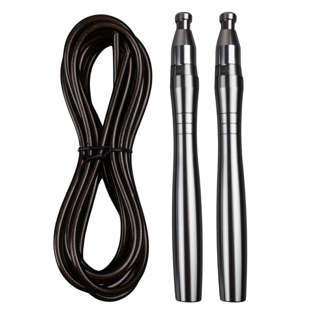 Speedrope – Springseil mit grauem Aluminiumgriff und intelligenter Verstellmöglichkeit – NORDIC POWER