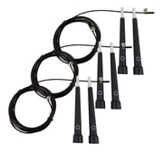 3 Stk. Speedrope PRO, Sort med wire - NORDIC POWER - Tilbud