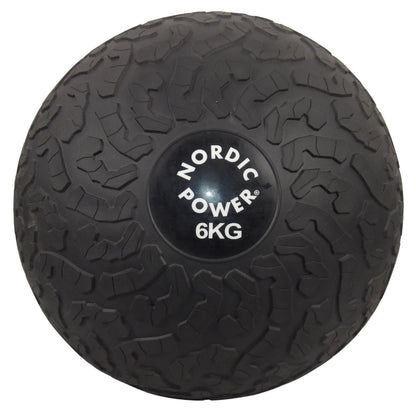 Schlanker Ball 6 kg. Schwarz - NORDIC POWER